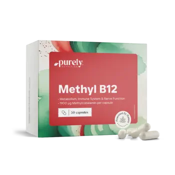 Vitamina B12 - metilcobalamină, 30 de capsule