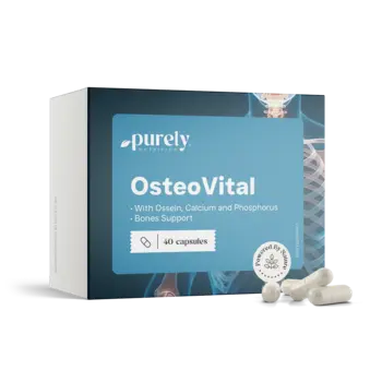 OsteoVital – complex de oseină, calciu și fosfor, 40 de capsule