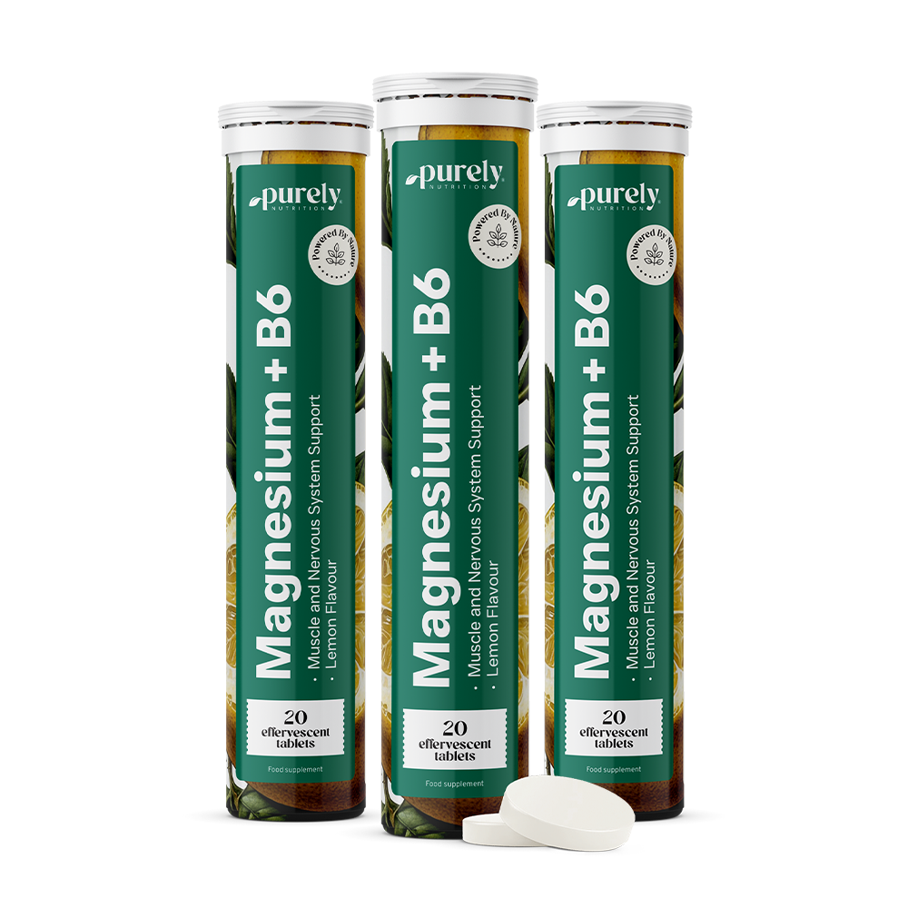 Magneziu + vitamina B6 - tablete efervescente.