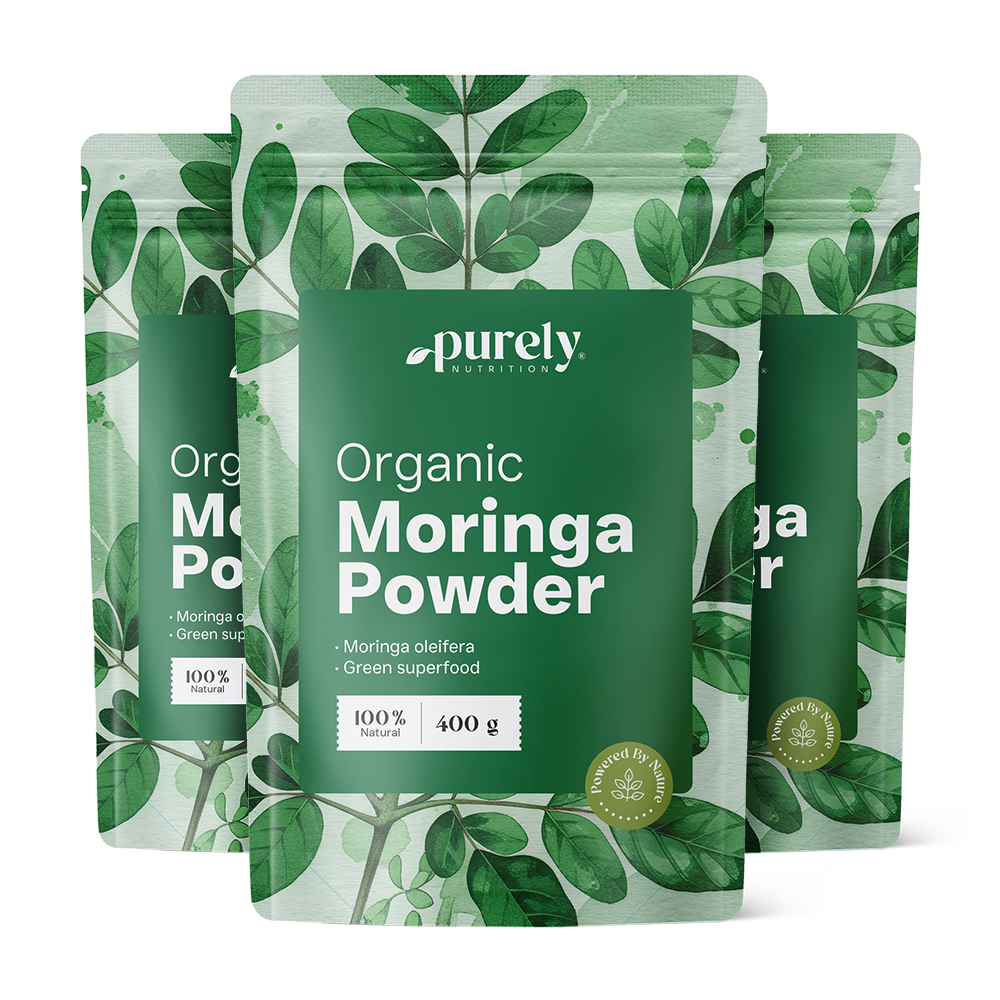 Moringa BIO în pulbere.