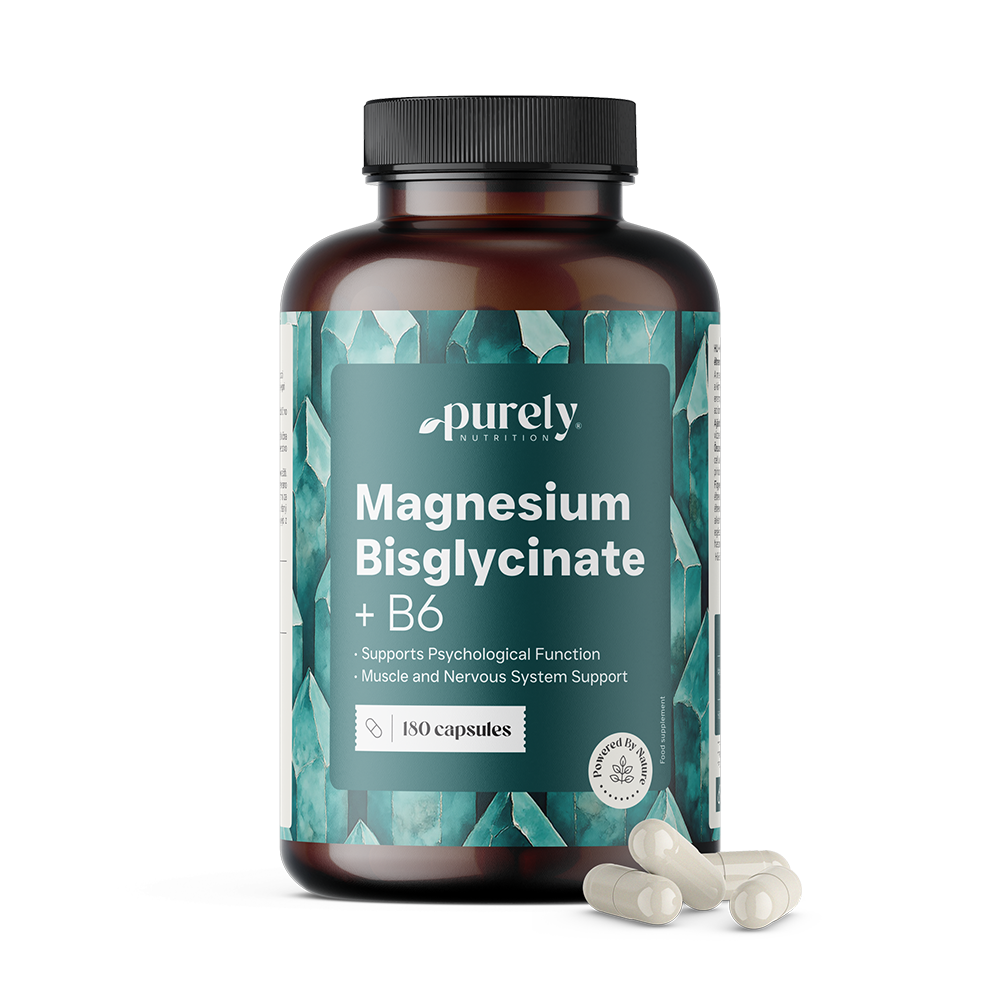 Bisglicinat de magneziu cu vitamina B6.