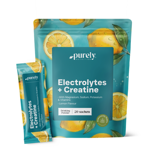 Electroliți cu creatină – lămâie, 20 de plicuri