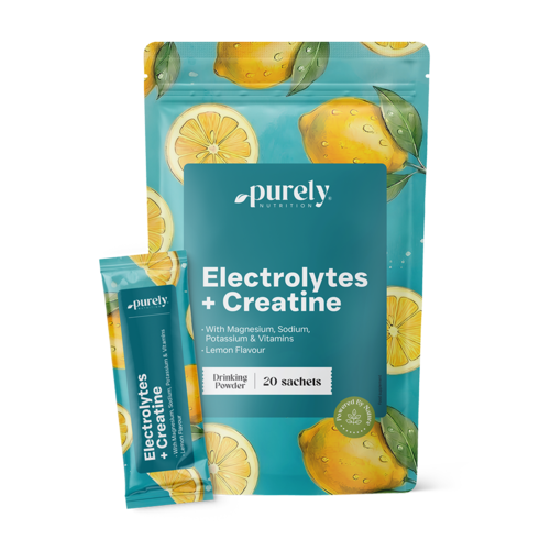 Electroliți cu creatină – lămâie, 20 de plicuri